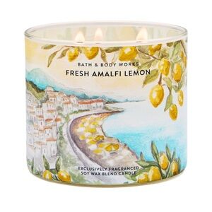 Fresh Amalfi Lemon Bath & Body Works 3-Wick Candle
